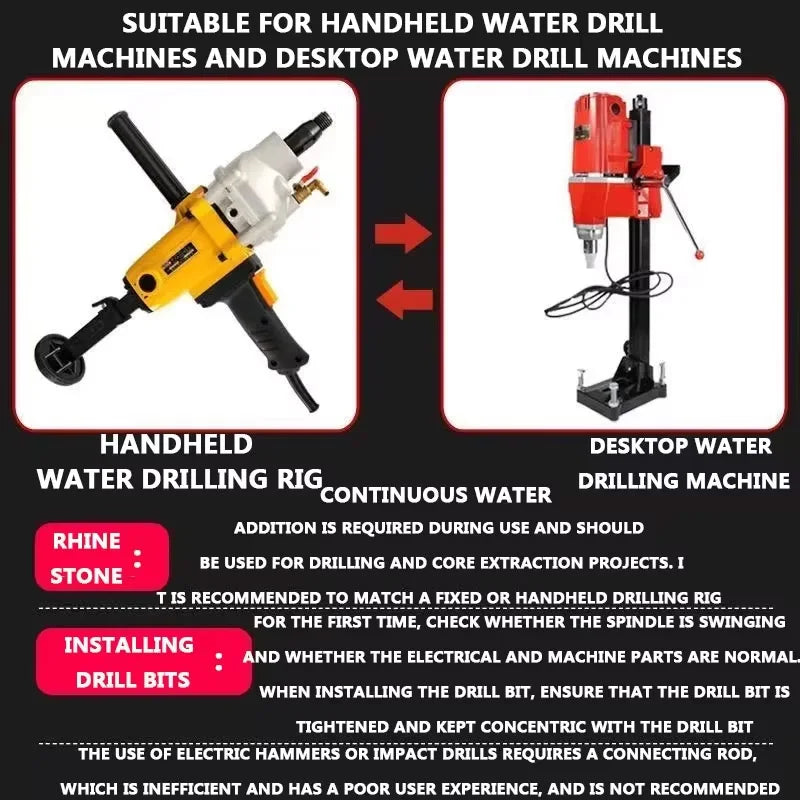 LAANCI Diamond core drill bit M22 thread 400mm diameter 25-500mm laser welding for reinforced concrete hole drill