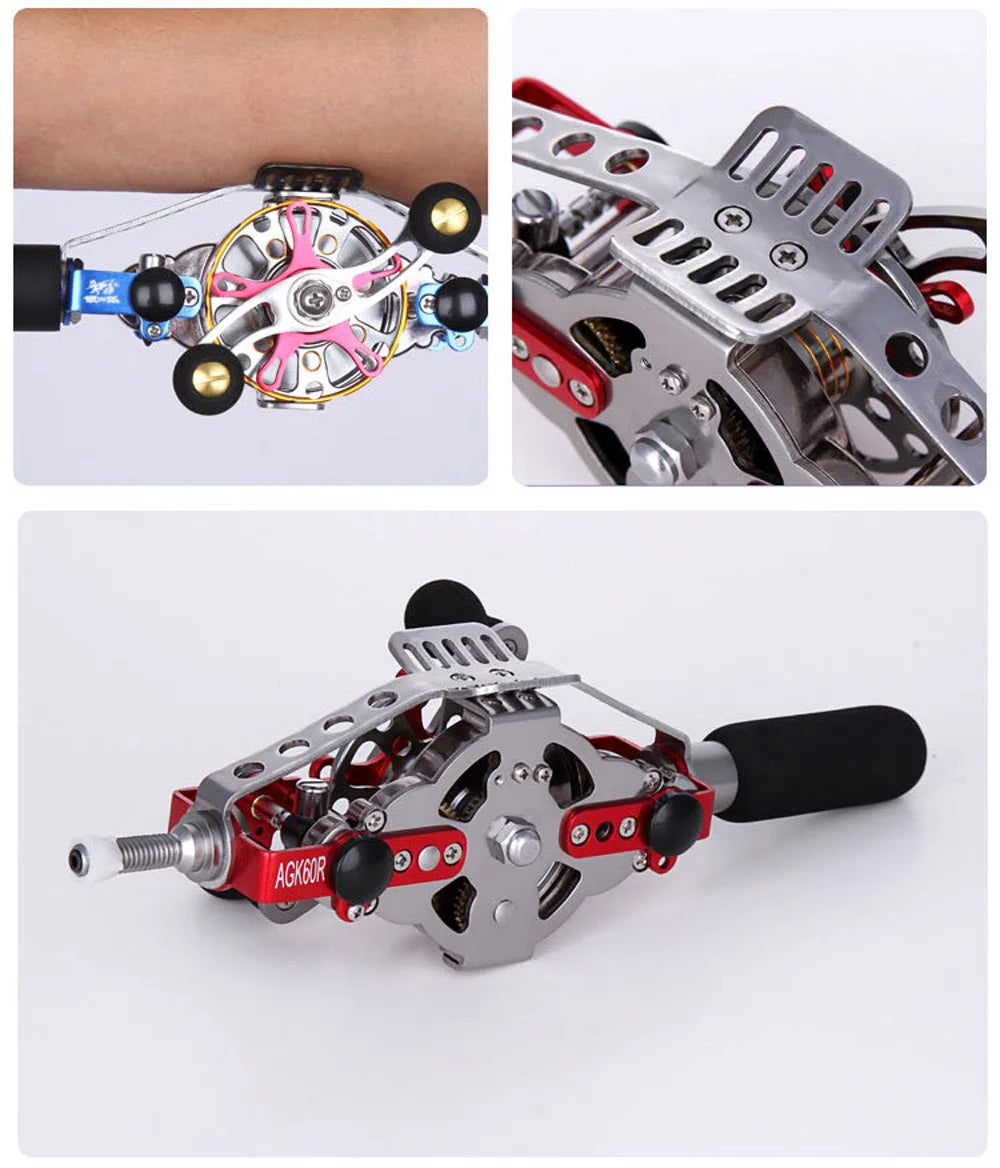 Automatic Discharge All-Metal Body Hollow Fishing Reel DIY Modification Wire-speed Play in The Inner Alignment for Most Hand Rod