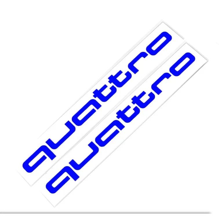 2pcs Car Body Reflective Stickers Decorative Stickers For Audi Quattro A1 A3 A4 A5 A6 A7 A8 Q2 Q3 Q5 Q7 S2 S3 S4 TT