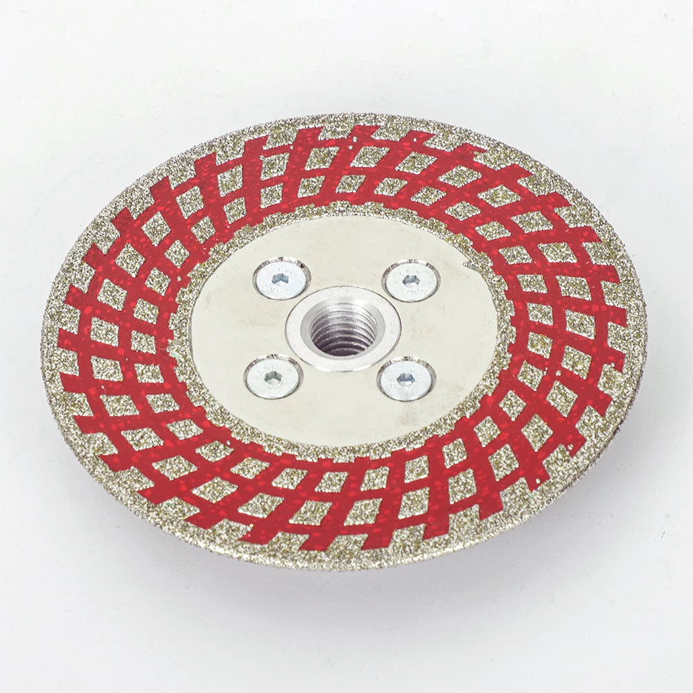 5"125mm M14 Flange Electroplated Diamond Cutting Disc Stone Concrete Floor Tile Grinding Pad Polishing Block Abrasive Saw Blade