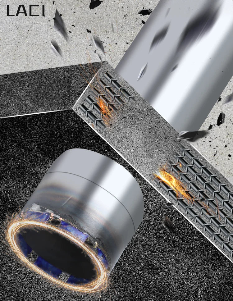 LAANCI Thread M22 1 1/4UNC Diamond Core Extended drill bit for Reinforced Concrete 25-400mm Total Length 420mm Punching Holes