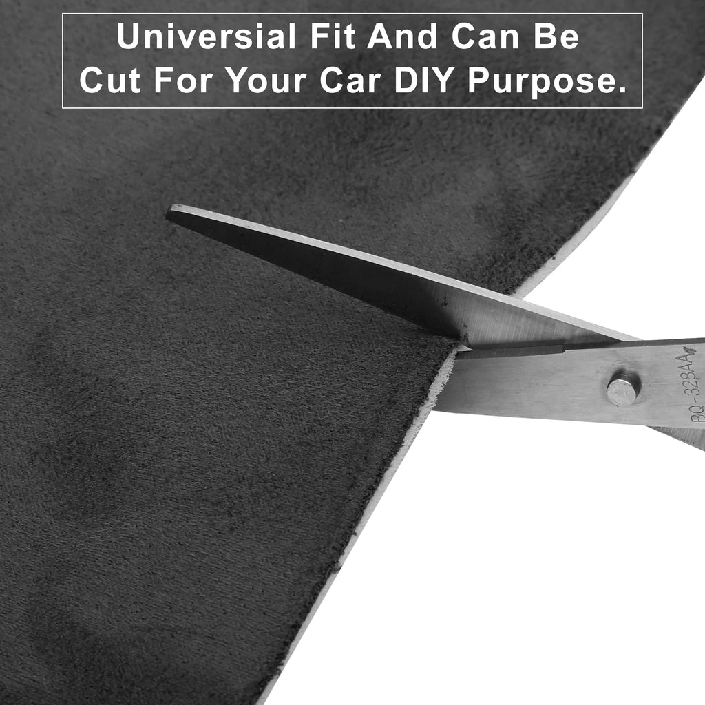 UXCELL Suede Headliner Fabric Foam Backed for Car Truck Interior Trim Protect Aging Broken Faded DIY Replacement 200x152cm
