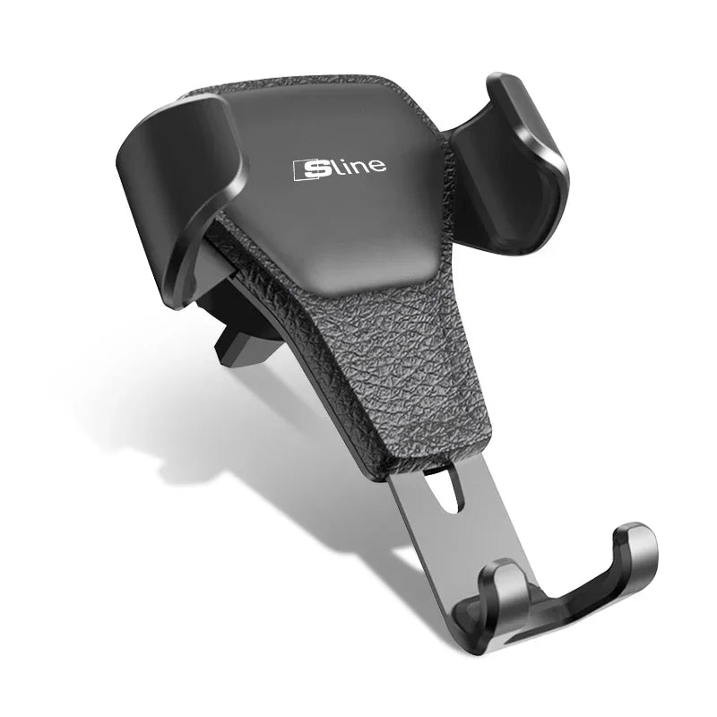 Support de fixation de téléphone GPS pour grille d'aération de voiture, emblème spécifique pour Audi S Line TT Q2 Q3 Q5 Q7 Q8 A3 A4 A5 A6 A7 R8 B5 B6 B7 B8 C5