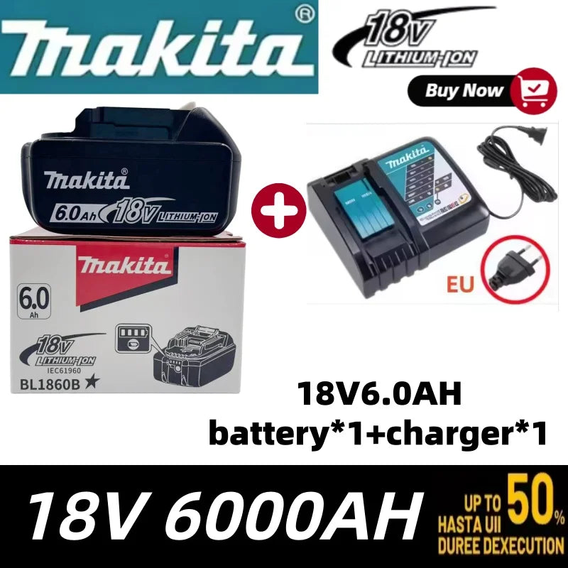 Makita 18V 6.0Ah Li-ion Battery
