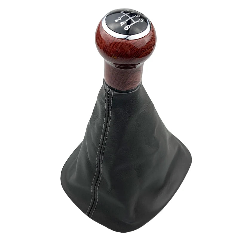 For VW Passat B5 b5.5 1997 1998 1999 2000 2001 2002 2003 2004 2005 Car-Styling 5/6 Speed Gear Shift Knob PU Leather Boot Case