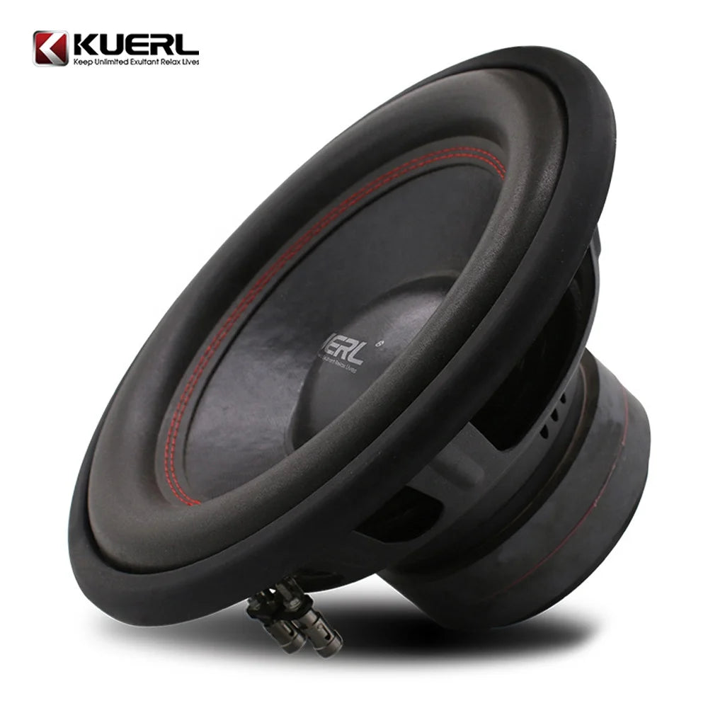 Haut-parleur de subwoofer de voiture double bobine gros haut-parleur audio pur basse refit professionnel 10 pouces-RMS 200W/RMS-260W-12 pouces
