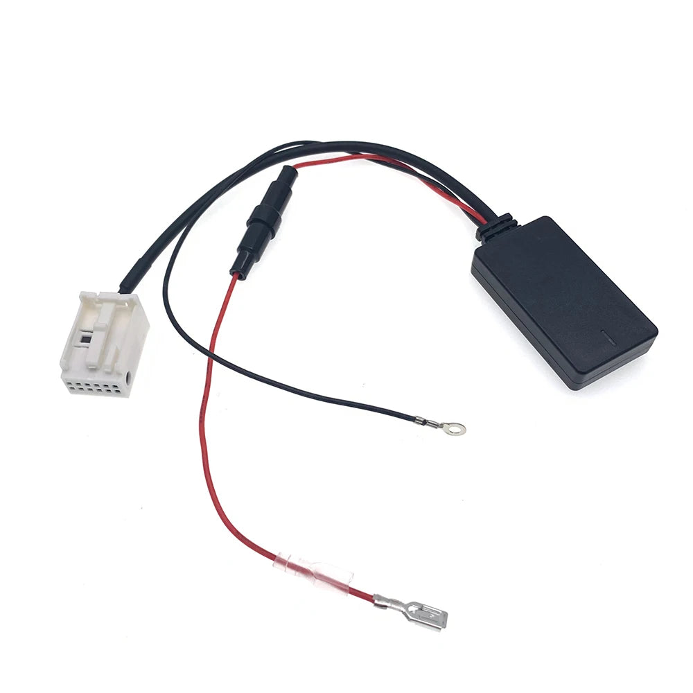 12Pin Wireless Audio Input Car Bluetooth Module Aux Cable Adapter For Audi A3 TT A4 S4 A6 A8 A8L 2007-2014 Six-disc CD