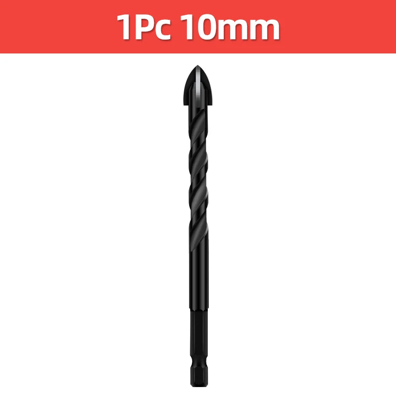 TOOLEYE Cross Hex Drill Bit Set