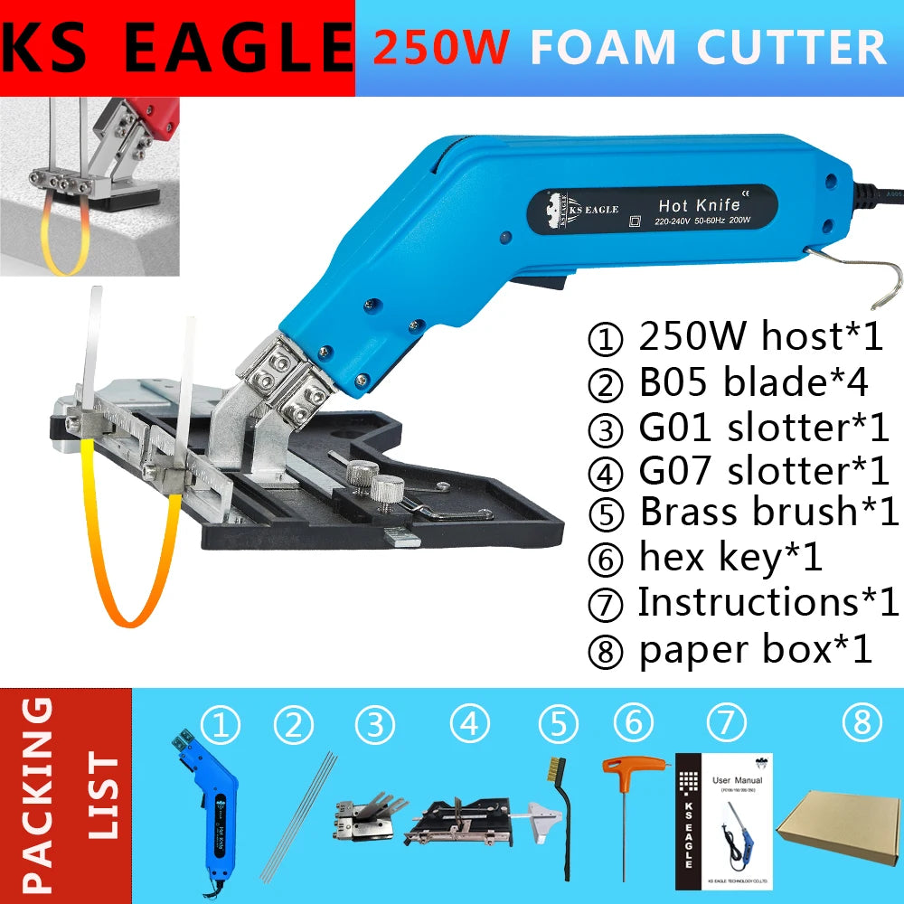 KS EAGLE Electric Foam Cutter Hot Wire Thermal Knife for Polystyrene Cut Styrofoam Knife Electric Hot Wire Foam Cutting Machine