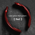 Non-Slip Carbon Fiber Car Steering Cover Wheel Booster Cover For Audi SLine A4 B7 B8 B9 A3 8P 8V 8L A5 A6 C6 C5 C7 4F A1 A7 A8