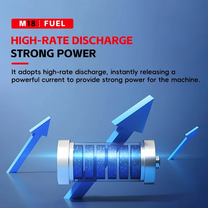 100% New Milwaukee M18 6.0Ah High Output Battery 18V Lithium-ion Rechargeable for Milwaukee M18 Cordless Power Tools 6Ah Battery