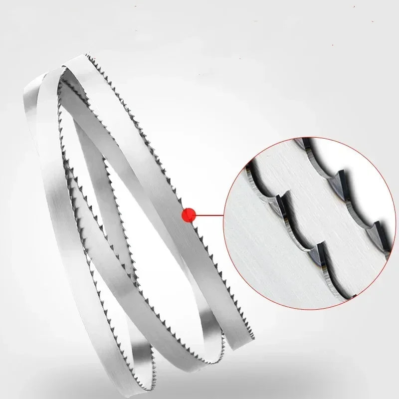 Bandsaw Blades  Meat Bone Saw Machine Cutting Butcher Saw Blade Chicken Fish Cutting  Custom length* 16mm*0.56mm*T4