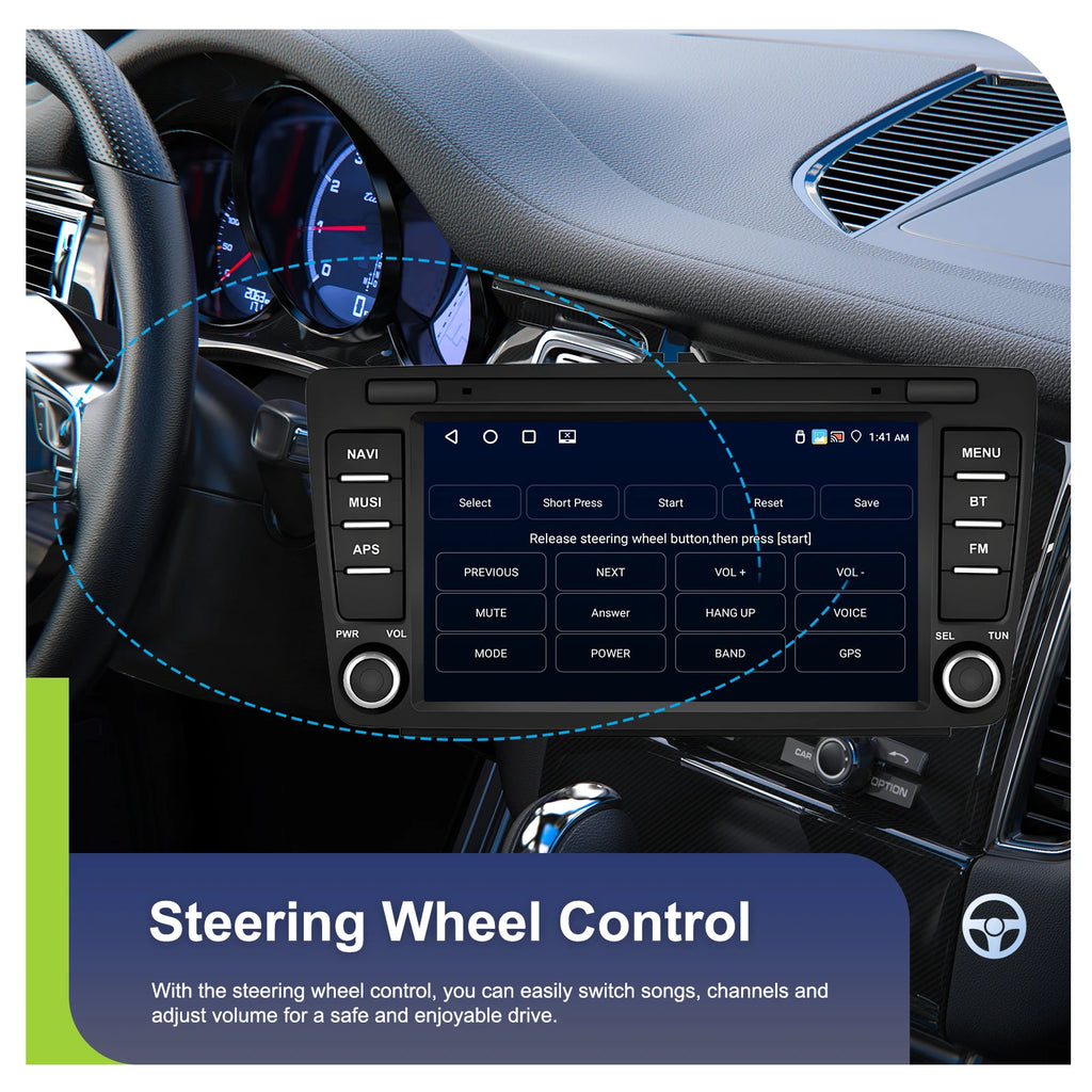 4+64G 8inch Wireless Carplay Android Auto For Skoda Octavia 2 A5 2004-2013 Car Radio CarPlay GPS Navigation WIFI RDS Stereo