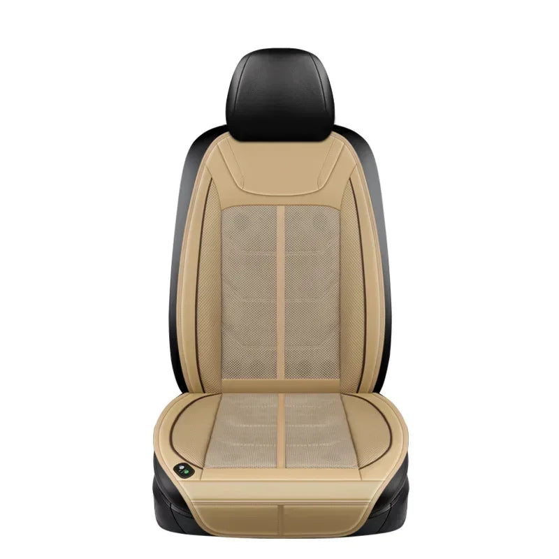 DC 12V 24V Car Summer Cool Cooling Air Vent Seat Chair Cushion Cover With Fast Blowing Ventilation Car Seat Cooler Pad Fan
