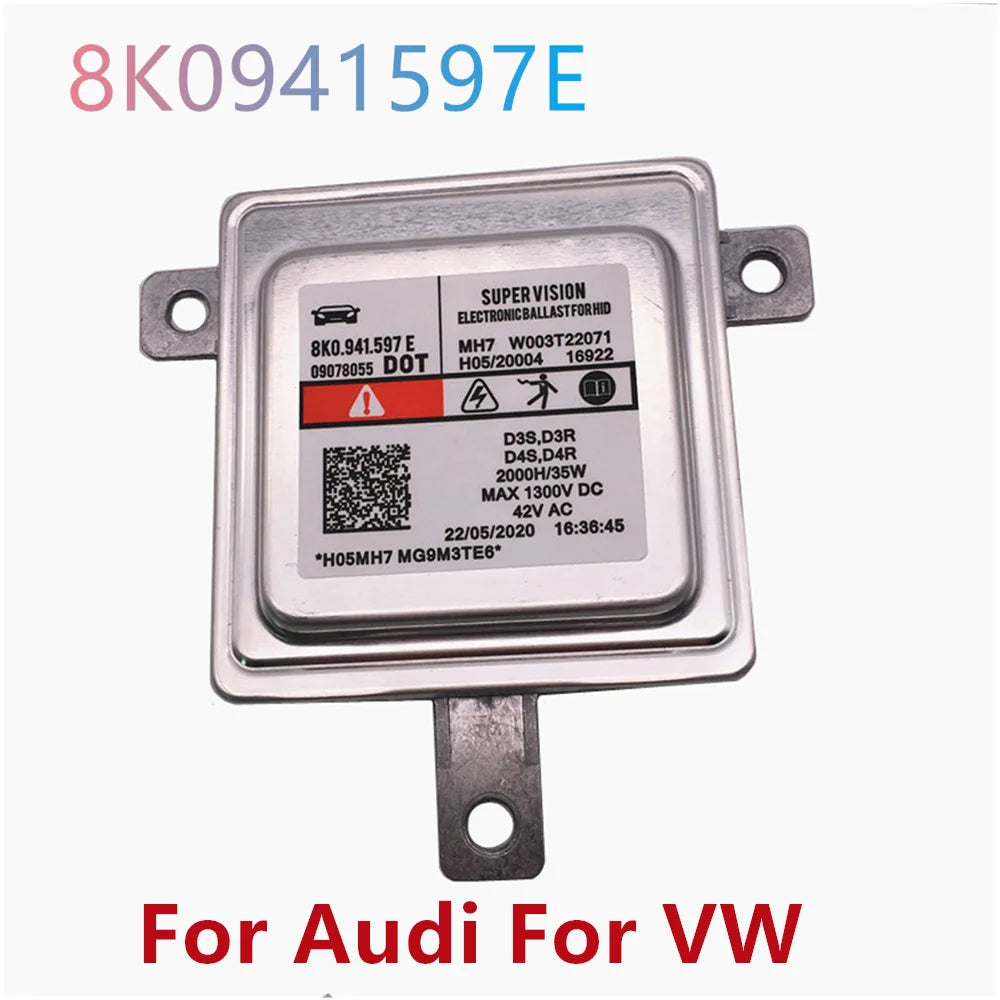 NOUVEAU 8K0941597E W003T22071 Module de Ballast HID pour Phare Xénon pour Audi A1 A3 A4 A5 A6 A7 A8 Q3 Q5 Q7 Pour VW Accessoires de Voiture