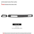 For BMW E60 Series 5 2004-2010 Made of Alcantara Dashboard Panel Instrument Trim Performance Sticker Car Interior Accessories