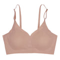 CINOON Soutiens-gorge sans couture pour femme Push Up Sous-vêtements de nuit Bralette amovible rembourrée Soutien-gorge une pièce Sans armatures Confort Intime