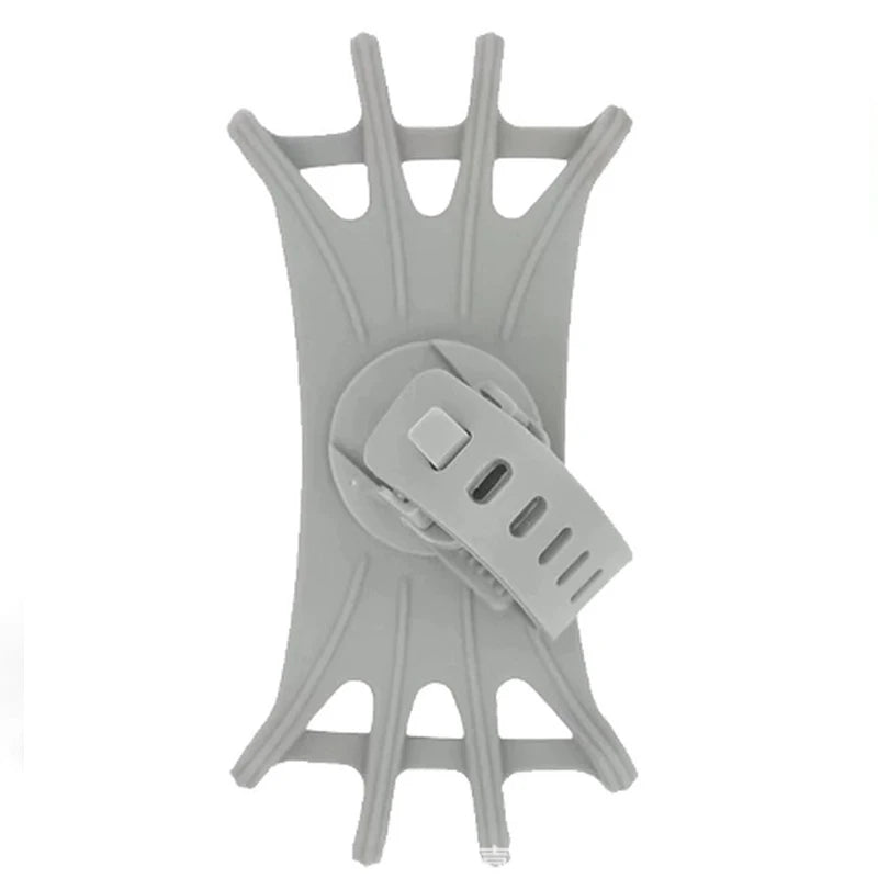 360 Rotatable Mobile Phone Bicycle Motorcycle Holder Bike Safe Bracket Silicone Support Silicone Pull Type For All Phone Stand