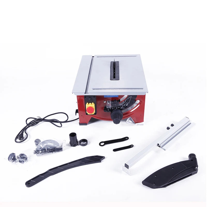 Sliding Woodworking Table Saw 210mm Wooden DIY Electric Saw, Circular Angle Adjusting Skew Recogniton Saw
