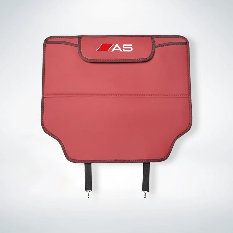 Leather Car Seat Protector Kids Anti-kick Pad Storage Bag For Audi Sline A3 A4 A5 A6 A7 A1 A2 A8 Q1 Q2 Q3 Q4 Q5 Q6 Q7 Q8 TT RS3