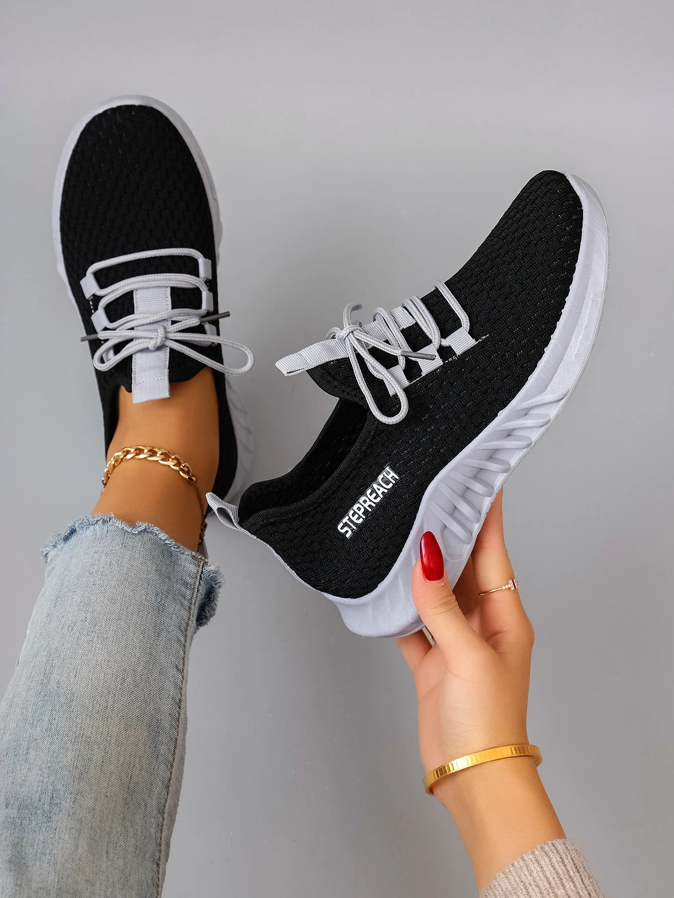 Women's Summer Breathable Mesh Flat Shoes, Women's Shoes, Casual Sneakers Shoes, Clearance Free Shipping