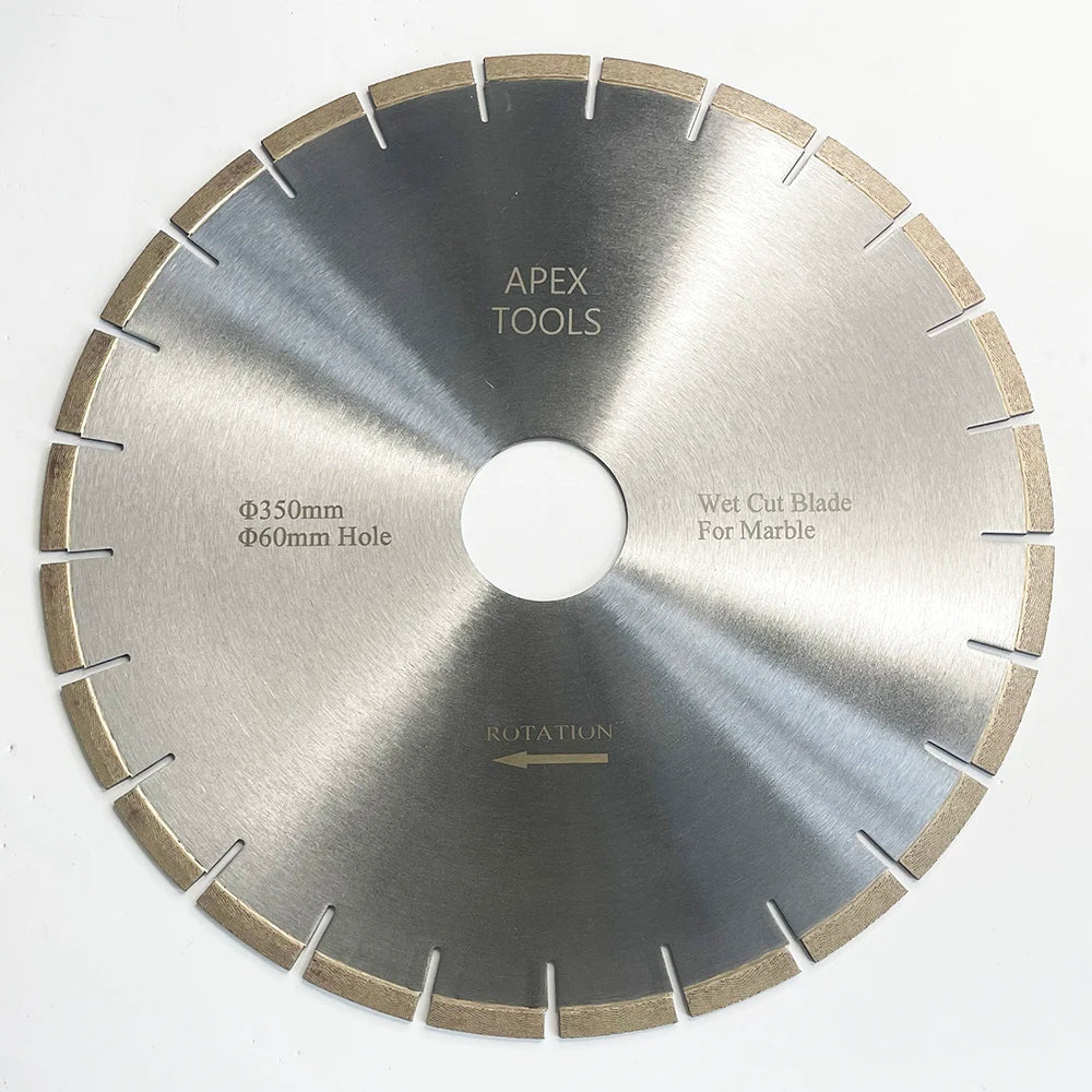 14 Inch 350mm High Sharpness Marble Cutting Disc  Silent Arix Diamond Saw Blade Wet Cut Blade for Granite Stone Cutting
