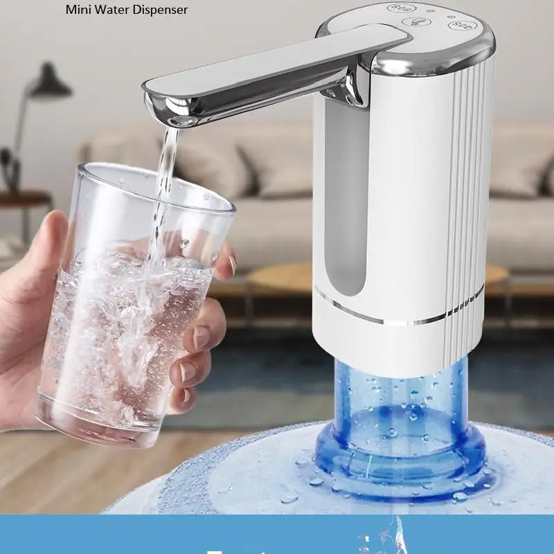 HOMEFISH Electric Household Folding Water Pump Bucket Automatic Water Dispenser Small Water Outlet for Home Use