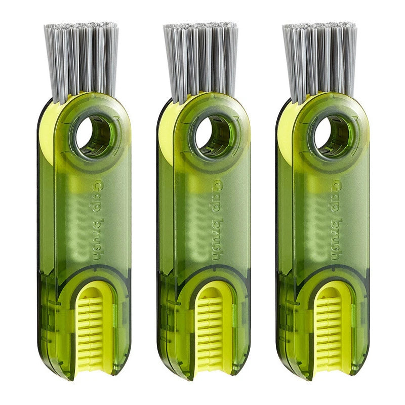 3-in-1 Cup Brush Multi-Functional U-Shape Cup Mouth Cleaning Brush Bottle and Mug Cleaner Household Kitchen Cleaning Tool