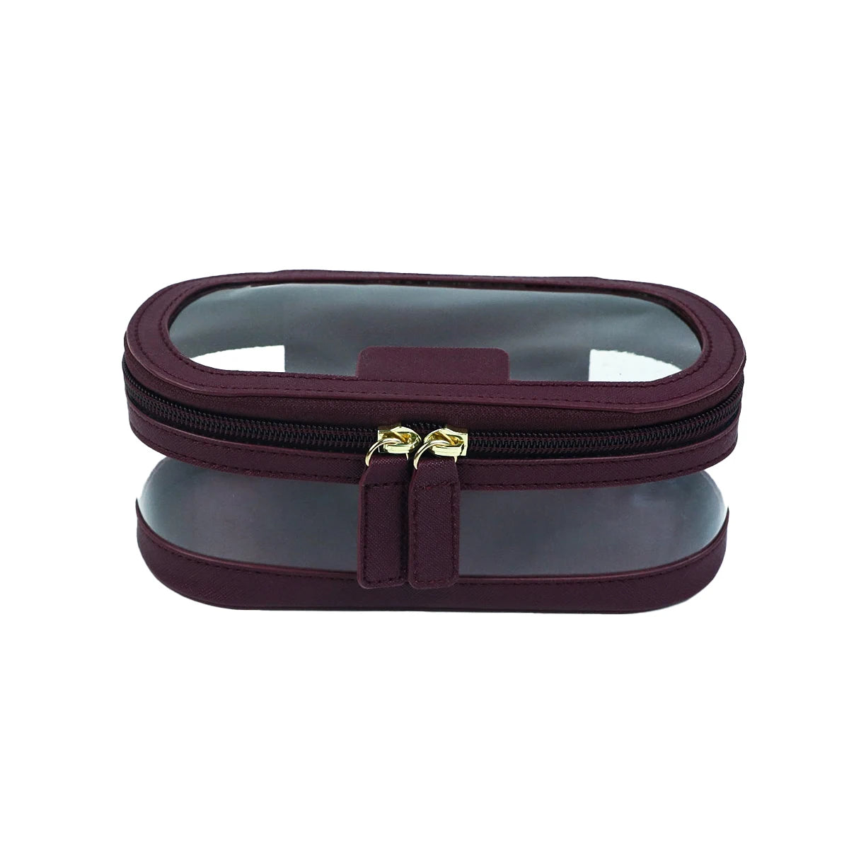Customized Name Multi-Color PU Leather PVC Makeup and Washroom Bag with Large Storage Capacity and Waterproof Makeup Bag