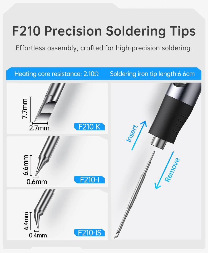 FNIRSI HS-03 Portable Heating Tool 2600mAh Replaceable Battery USB C Fast Heating 3 Level Temperature Adjustable Device