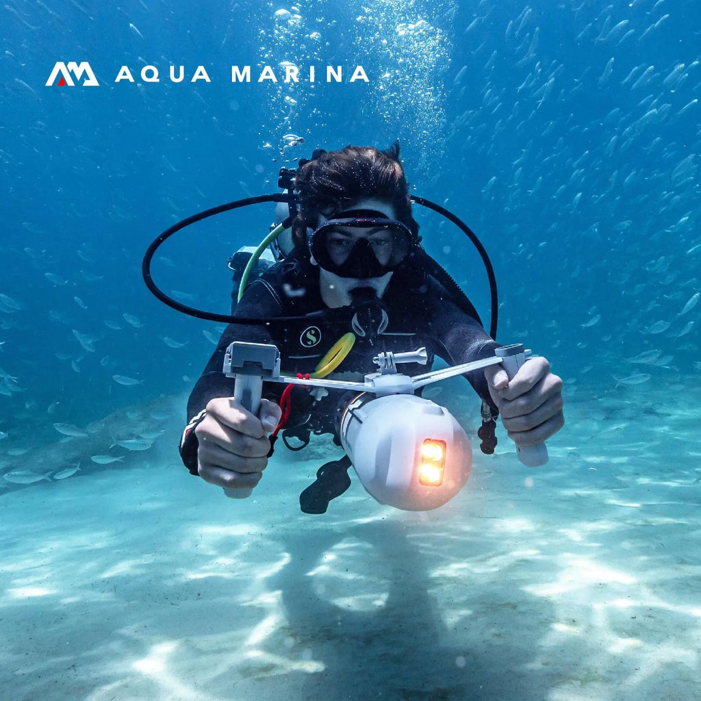 Aqua Marina BlueDrive X Pro Underwater Electric Scooter Marine Drive Fin Motor for SUP Diving Snorkeling Swimming Booster