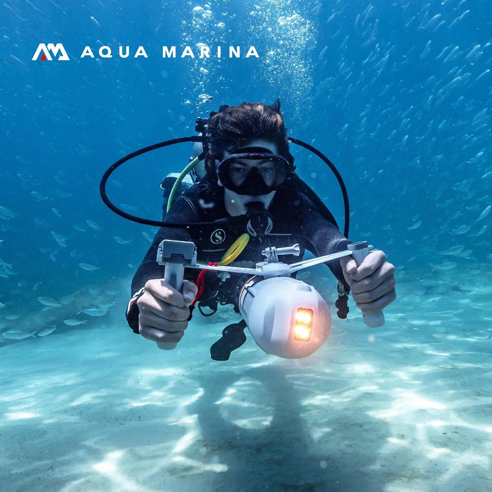 Aqua Marina BlueDrive X Pro Underwater Electric Scooter Marine Drive Fin Motor for SUP Diving Snorkeling Swimming Booster