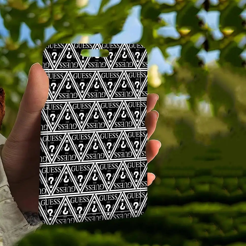 Étui pour cartes unisexe Fashion G-Guess-s, étui porte-cartes d'identité de travail pour femme avec lanière, étui porte-badges d'identité de travail d'affaires