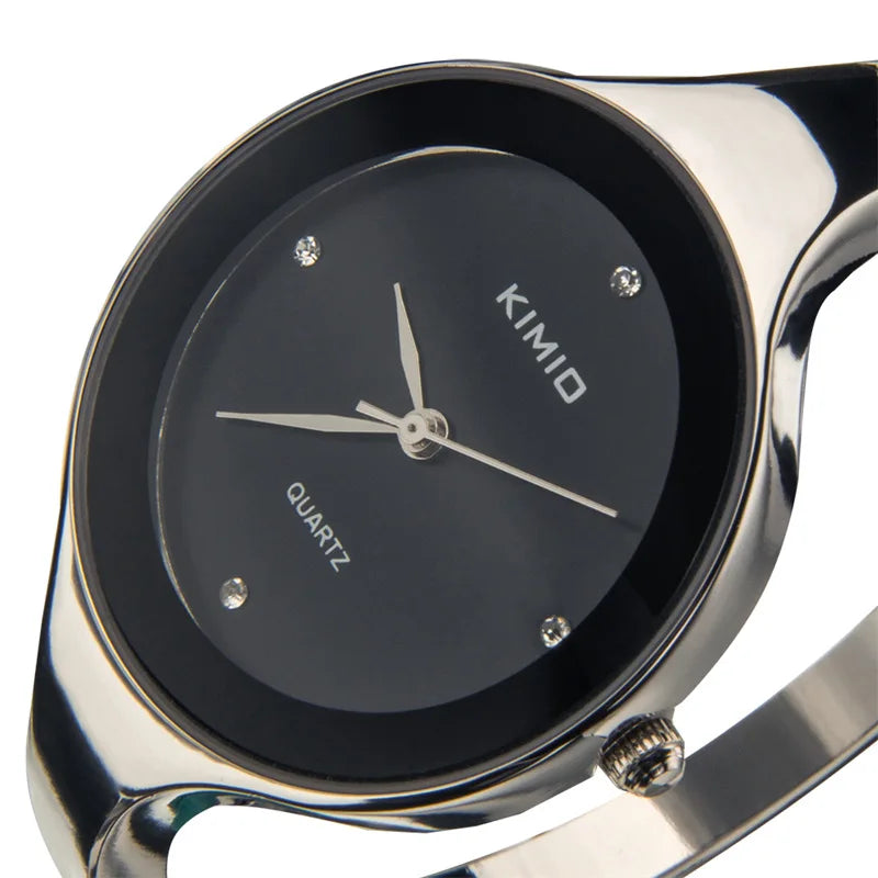 Women Bracelet Watches Fashion Feminino Relogio Wristwatches Stainless Steel Ladies Luxury Crystal Clock Reloj Mujer