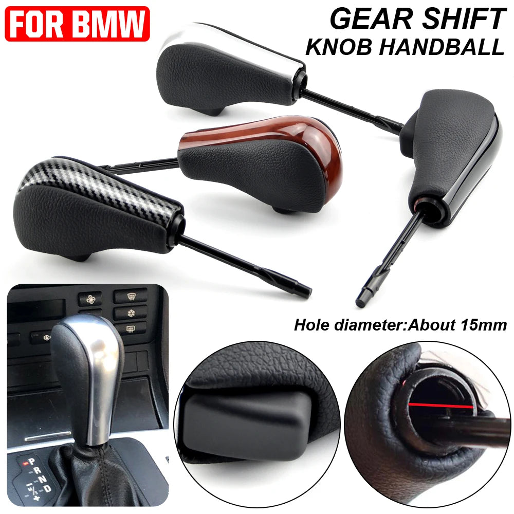 Automatic Car Gear Shift Knob For BMW E39 E46 E53 E60 E61 E63 E64 E81 E82 E87 E90 E91 E92 E93 E83 ABS Carbon fiber Car Styling