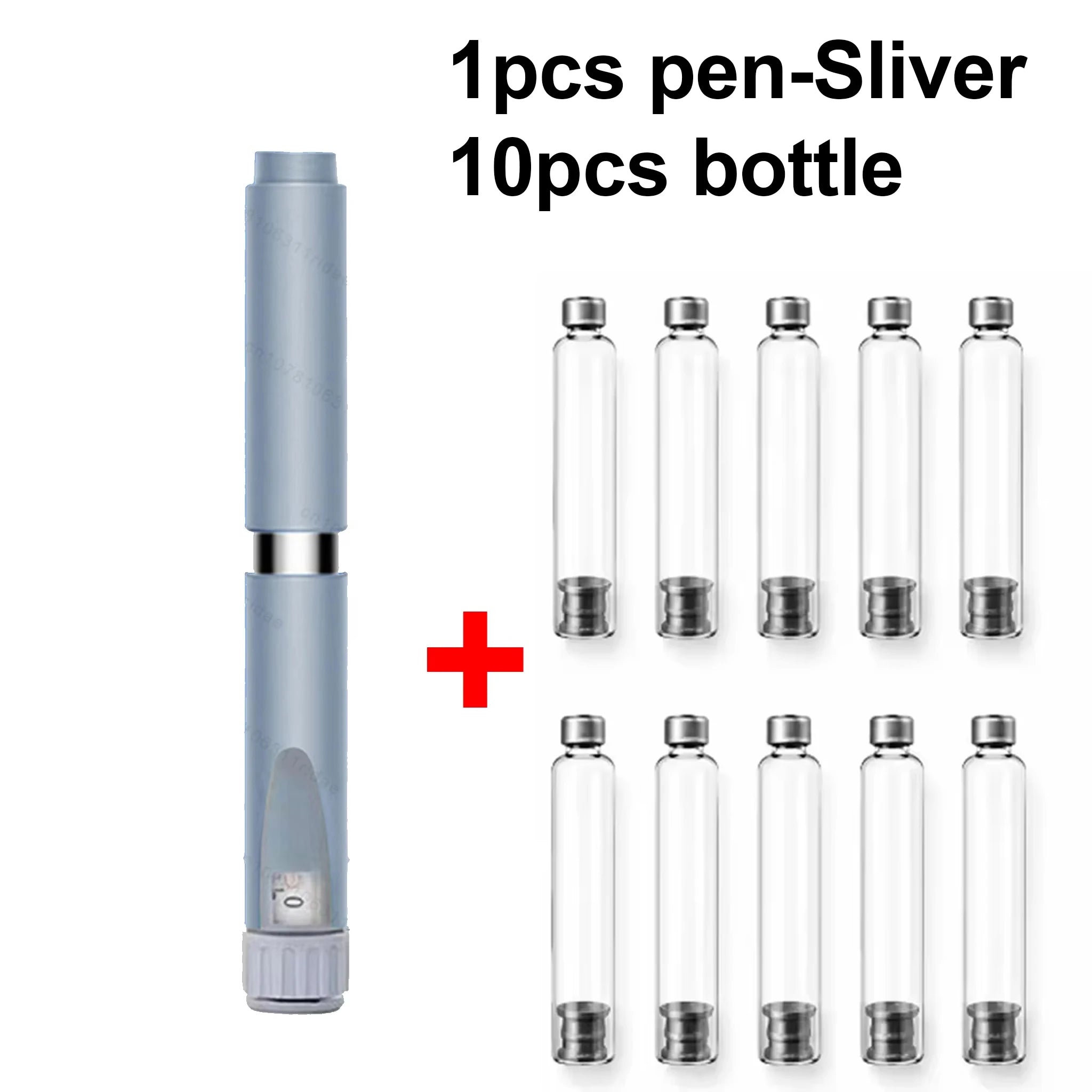 Reusable Pen Injector,Cartridges Set Portable Insulin Injection Pens Peptide Pen Dose Control ,Perfect for 3ml Cartridges