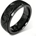 T5577 RFID 125kHz Chip Dragon Pattern Ceramic Ring Rewritable Clone EM4100 Cabinet Lock Key Cards
