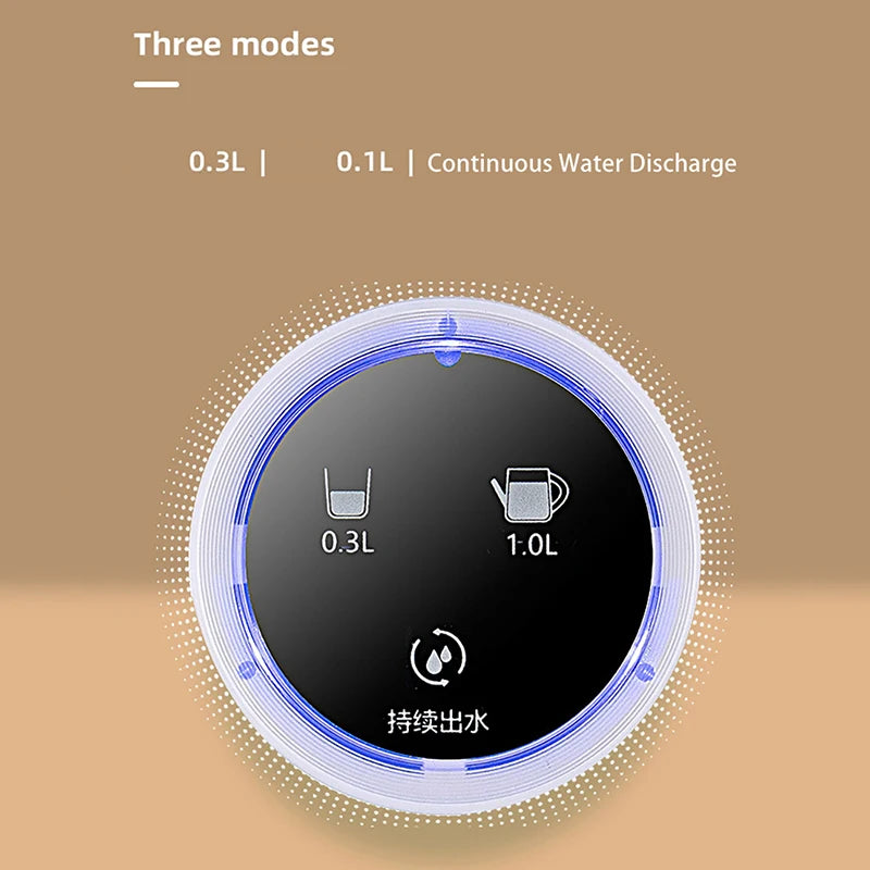 Pompe à eau électrique intelligente Distributeur d'eau automatique rechargeable pour bouteille d'eau portable d'un gallon pour la maison et le bureau
