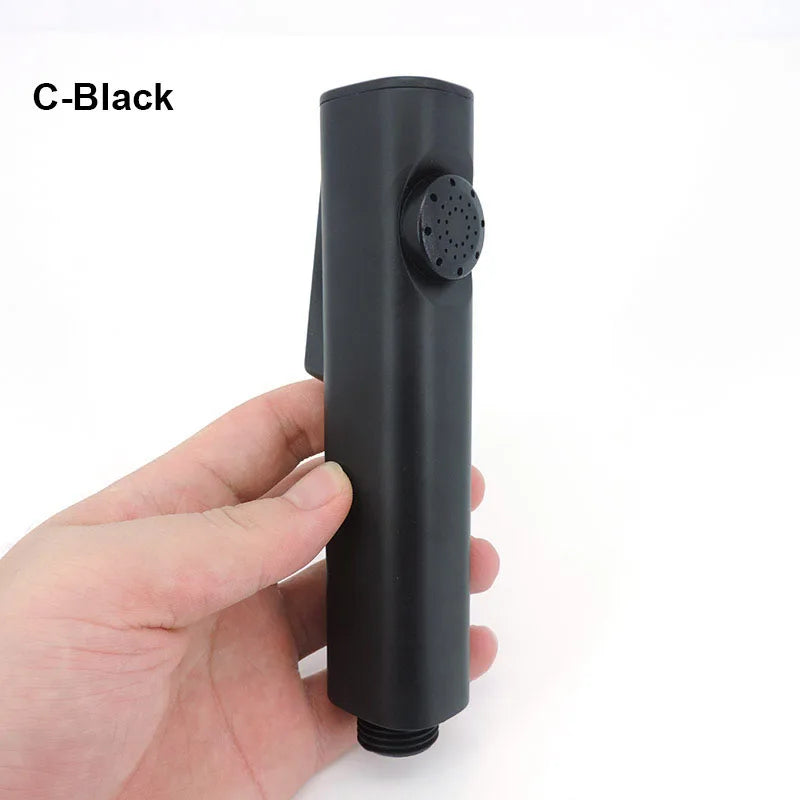 white silver ABS self clean Handheld Bathroom Bidet Shower Head Toilet Sprayer Faucet Spray Nozzle holder hose for toilet seat