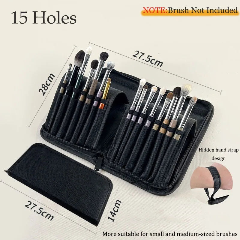 Multifunctional Makeup Brush Storage Bag Makeup Artist Cosmetic Case Handbag Portable Travel Cosmetic Organizer Bag Beauty Tools