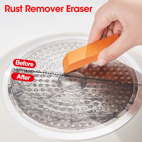 1pcs Limescale Eraser Bathroom Glass Rust Remover Rubber Eraser Household Kitchen Cleaning Tools For Pot Scale Rust Brush
