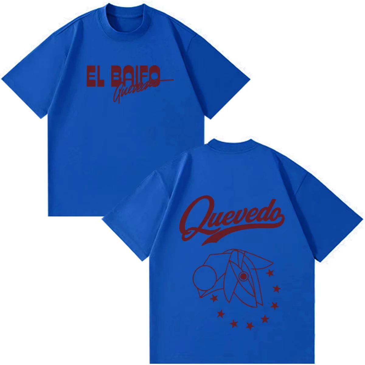 QUEVEDO EL BAIFO Album 2026 Tour Merch T-shirt Hommes Femmes Mode T-shirt Été Manches Courtes Coton Décontracté Vintage T-shirts Haut