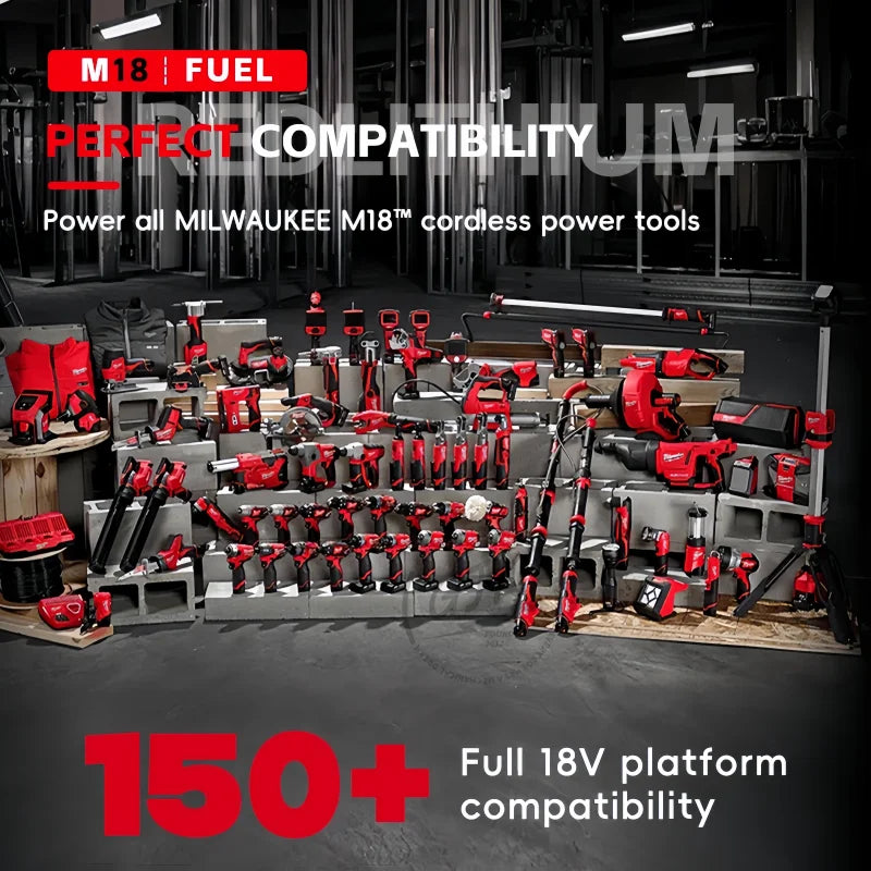 100% New Milwaukee M18 6.0Ah High Output Battery 18V Lithium-ion Rechargeable for Milwaukee M18 Cordless Power Tools 6Ah Battery