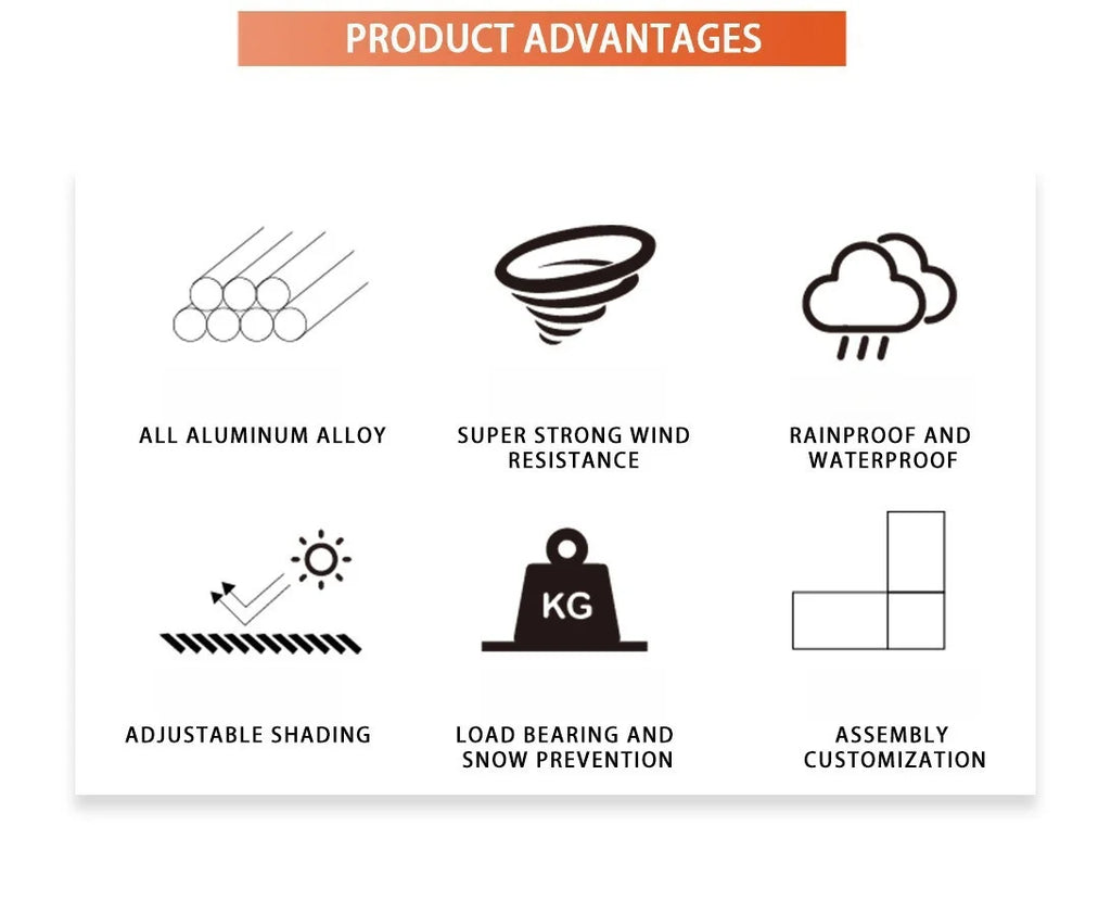 Modern Outdoor Waterproof Aluminum Louvered Sunroof Pergola Sun Shade Frame Electric Pergola Louvered Roof Aluminium Canopy