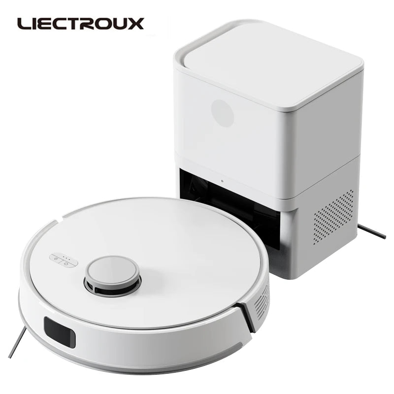 LDS Robot Vacuum Cleaner & Mop Liectroux M70 Pro,Wet Dry Cleaning,Self Empty,Multi-floor Map,6500Pa,Carpet Boost,Max.175Mins Run