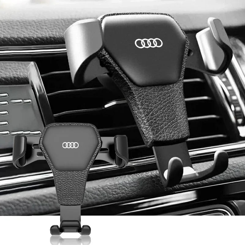 Support de fixation de téléphone GPS pour grille d'aération de voiture, emblème spécifique pour Audi S Line TT Q2 Q3 Q5 Q7 Q8 A3 A4 A5 A6 A7 R8 B5 B6 B7 B8 C5
