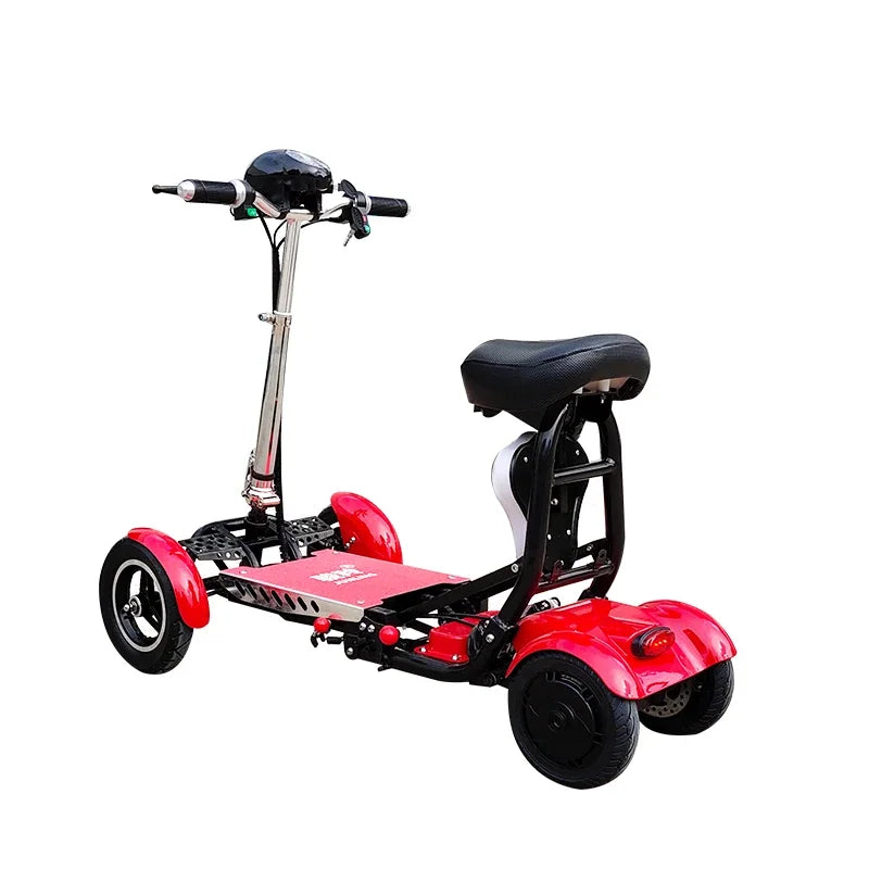 Foldable 4-Wheel Electric Scooter