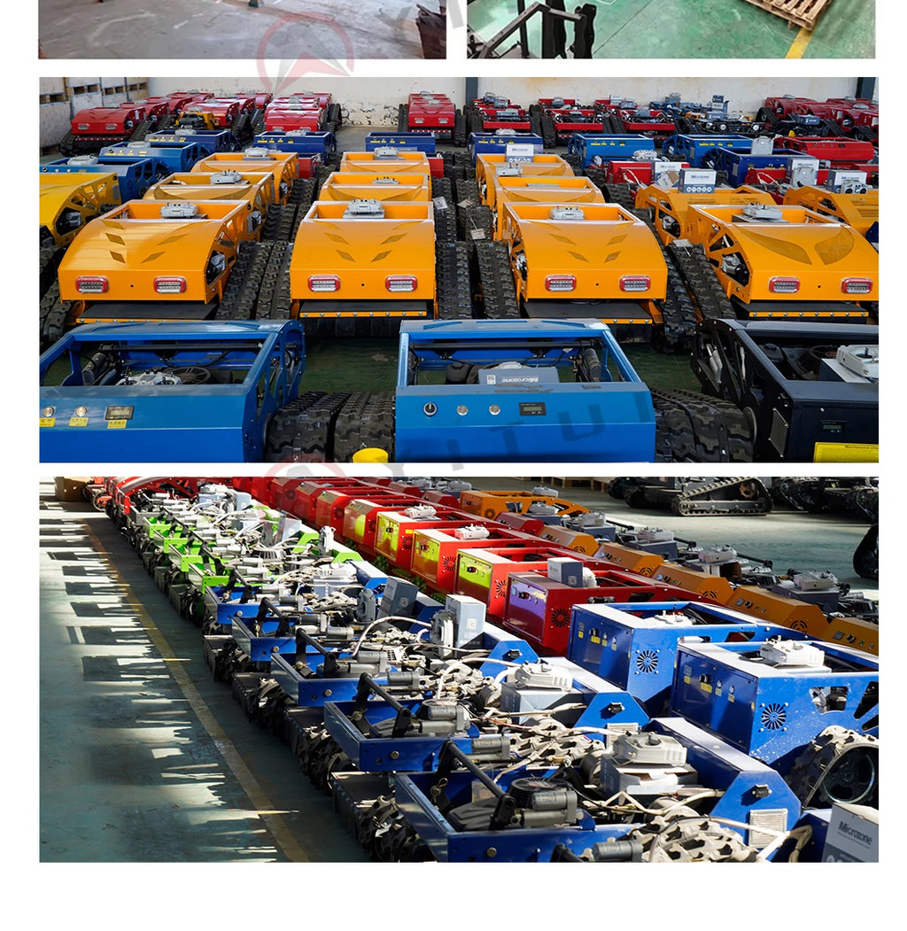 Customized Long-battery-life Remote Control Lawn Mower Removal Large Remote-Controlled Lawn Mower Climbing-capable Lawn Mower