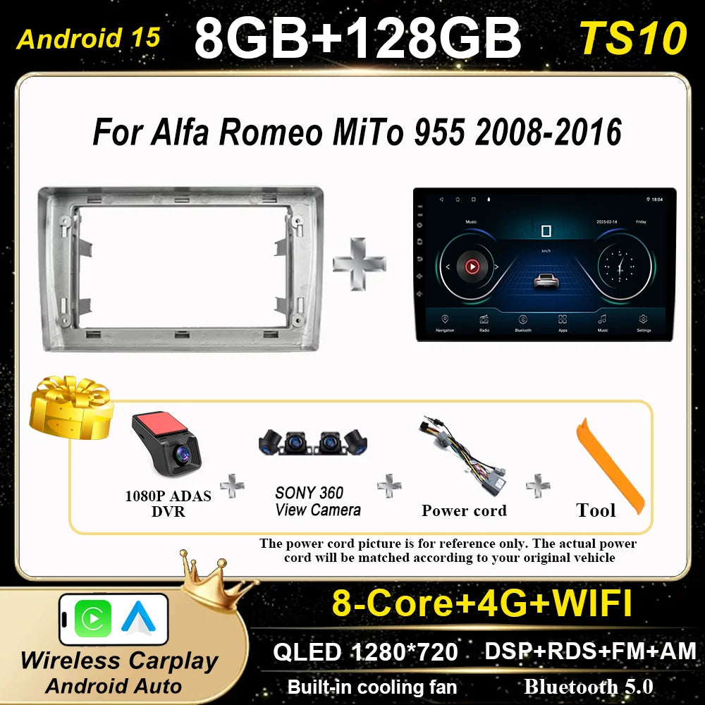 Android 15" Car Radio for Alfa Romeo