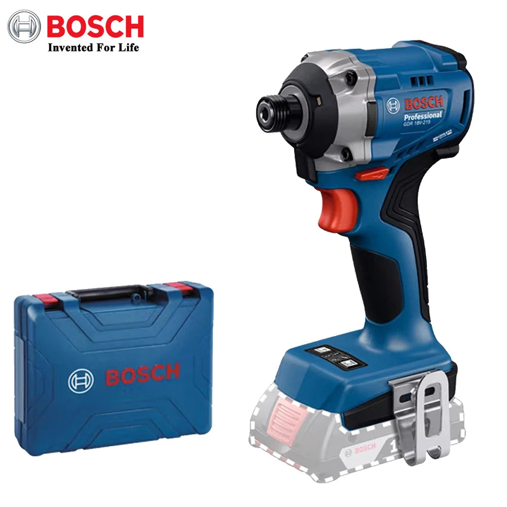 Bosch GDR 18V-215 Professional Visseuse à chocs sans fil 18 V Hexagone intérieur 1/4" Visseuse électrique 215 Nm